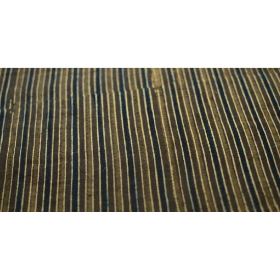 Ajrakh . Natural Color Cotton Fabric ~ 34 { Per meter }